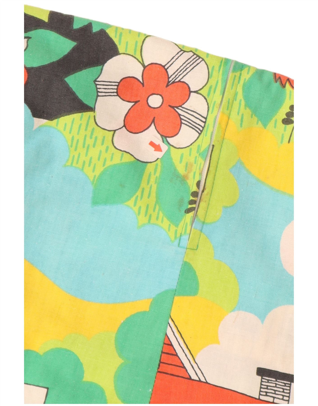 VINTAGE Γυναικείο Βασικό Φόρεμα IT 42 Μεσαίο Πολύχρωμο Floral καινοτομία