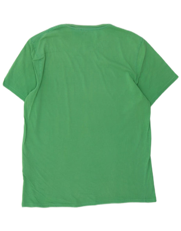 Levi's Mens Graphic T-Shirt Top Large Green Cotton