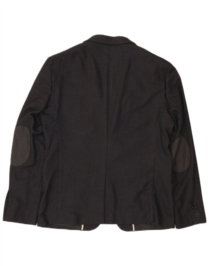 Zara Ανδρικό σακάκι μπλέιζερ με 2 κουμπιά EU 54 XL Μαύρο