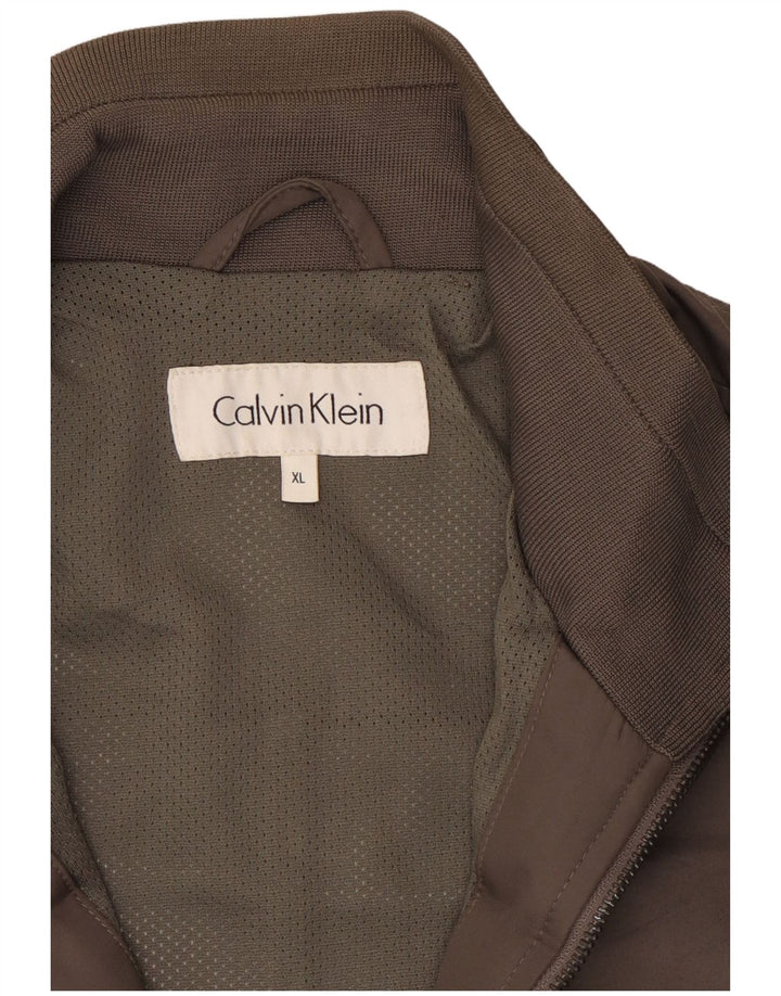 CALVIN KLEIN Ανδρικό μπουφάν UK 42 XL Γκρι Πολυεστέρας