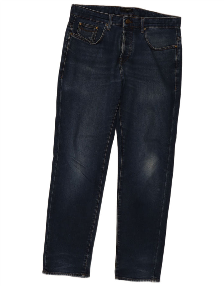 Ανδρικό τζιν ίσιο Ted Baker W34 L30 Navy Blue