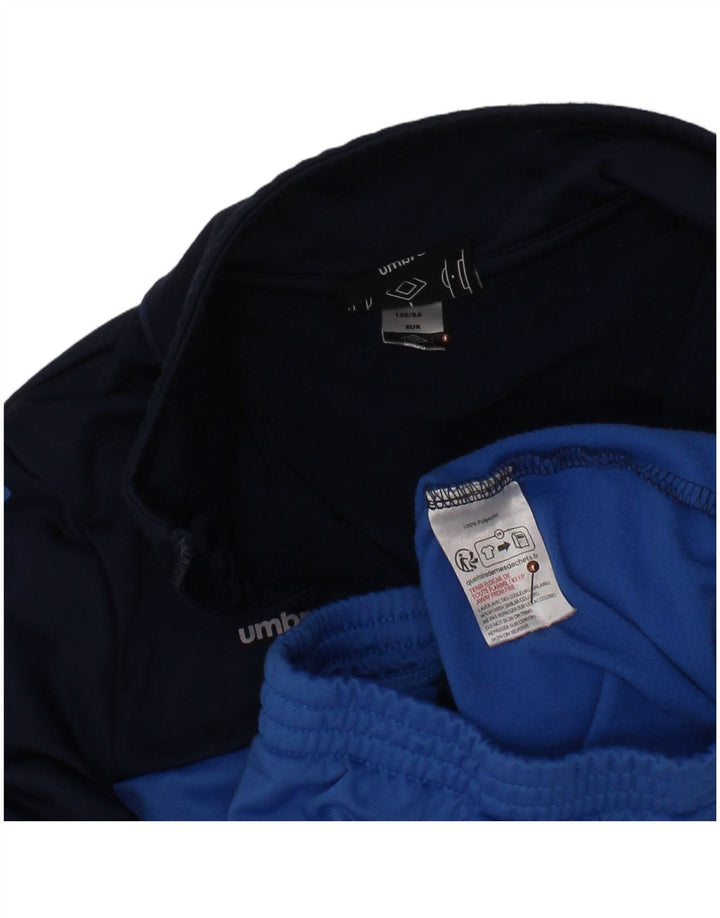 Γραφική φόρμα UMBRO Boys Top Jacket 7-8 Years Navy Blue Colorblock