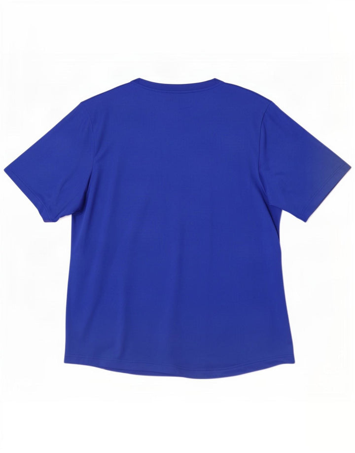 Adidas Ανδρικό T-Shirt Climalite Top XL Blue Polyester