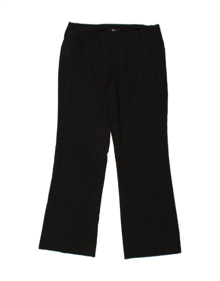 MOSSIMO Womens Flare Casual Trousers US 14 XL W36 L32 Black Polyester Vintage Mossimo and Second-Hand Mossimo from Messina Hembry 