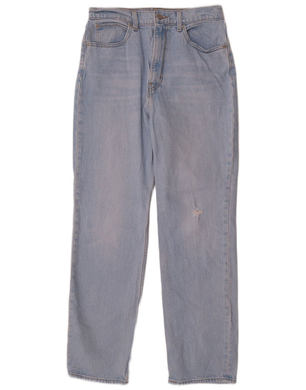 Γυναικείο ψηλόμεσο τζιν Levi's Slim ίσιο W28 L28 Μπλε βαμβακερό