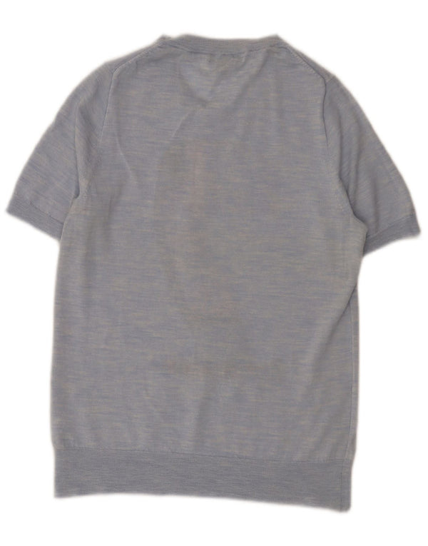 J. Crew Γυναικείο πουλόβερ με λαιμό σκάφος UK 14 Large Blue Novelty