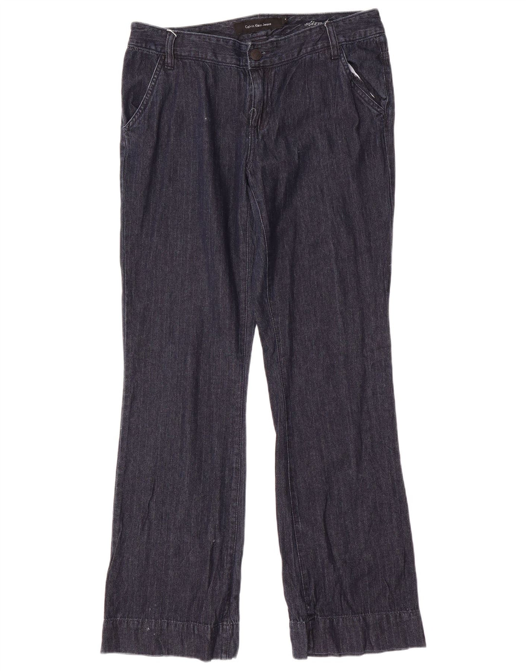 Calvin Klein Γυναικείο μποτάκι παντελόνι Chino US 8 Medium W32 L32 Navy Blue