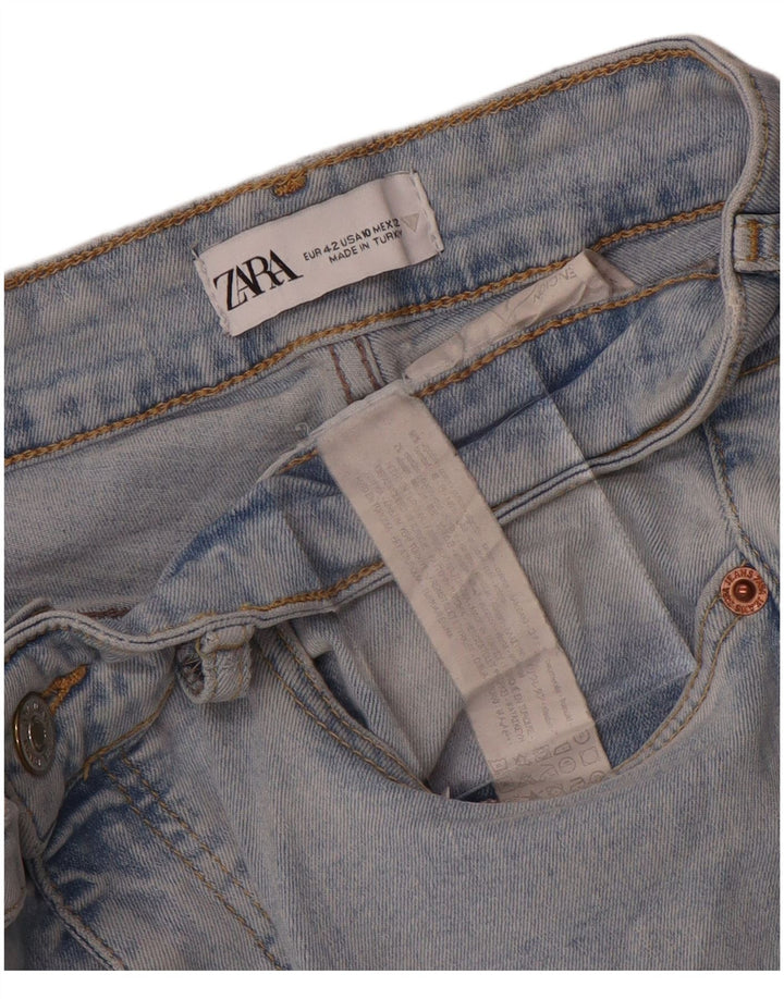 Zara Γυναικείο Τζιν EU 42 Large W32 L27 Μπλε βαμβακερό