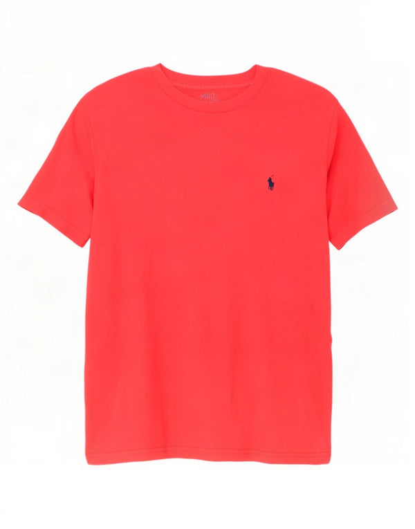 Πόλο Ralph Lauren Boys T-Shirt Top 10-11 Years Medium Red