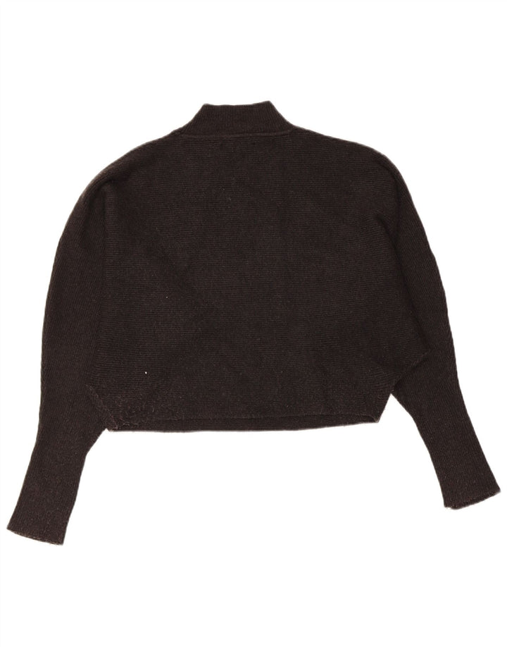 Zara Γυναικείο πουλόβερ με λαιμόκοψη χελώνας UK 14 Medium Grey