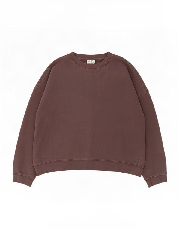 Γυναικεία φούτερ Topshop Crop Oversized Jumper UK 14 Medium Grey Cotton