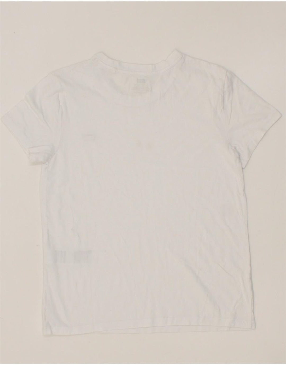 LEVI'S Womens T-Shirt Top UK 2 2XS White Cotton Vintage Levi's and Second-Hand Levi's from Messina Hembry 