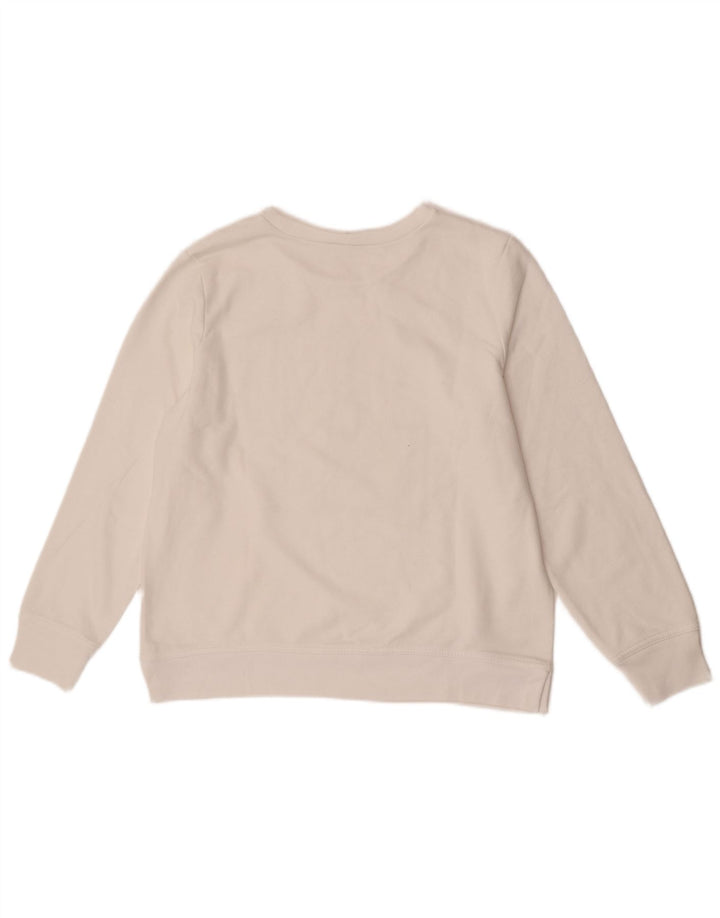 Gap Γυναικεία γραφική υπερμεγέθη φούτερ Jumper UK 10 Small White