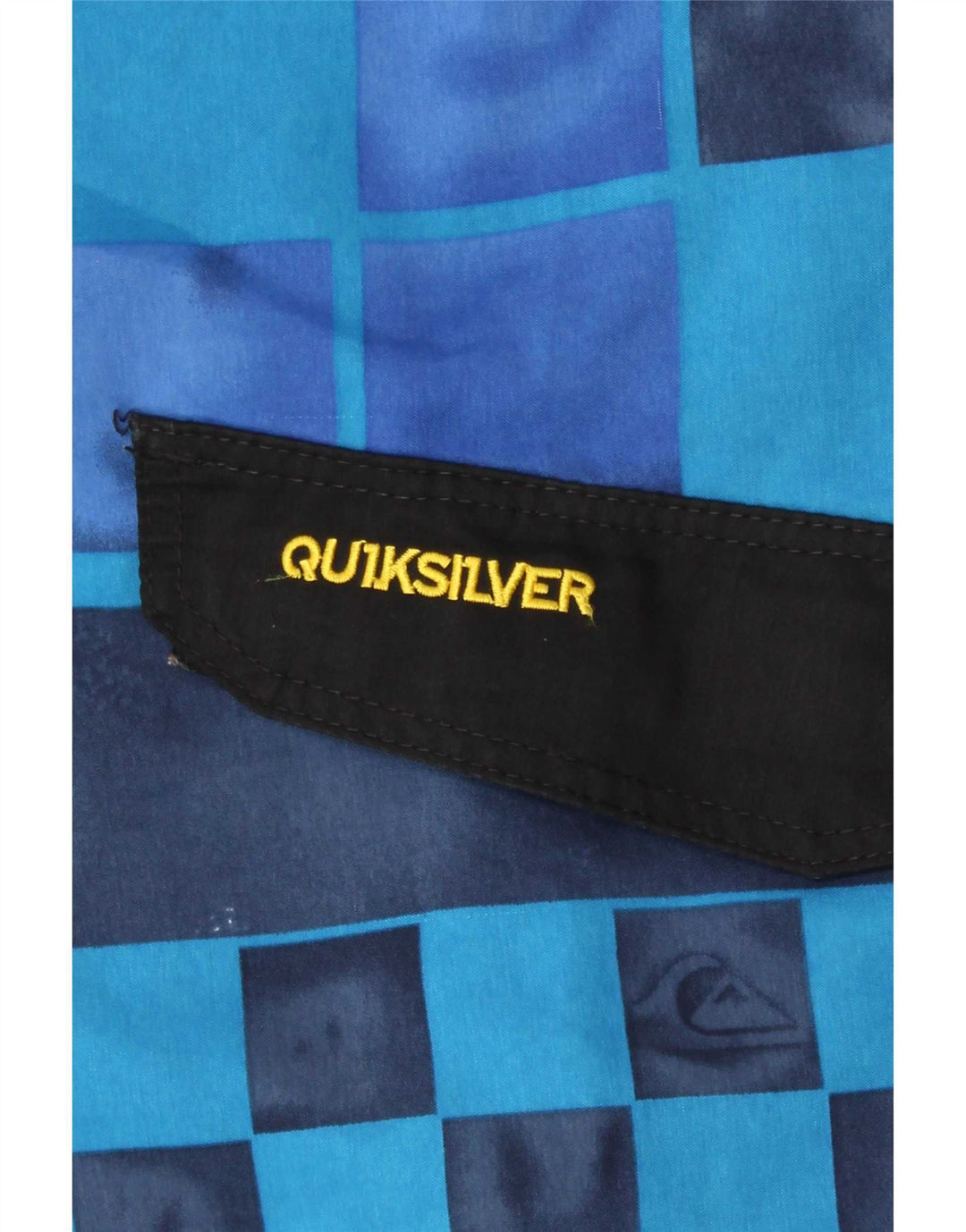 Ανδρικό σορτς κολύμβησης Quiksilver μεσαίο μπλε γεωμετρικό