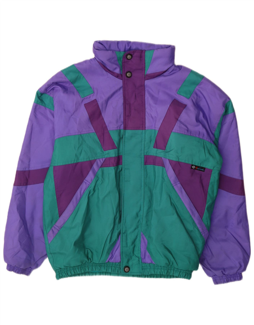 Sergio Tacchini Ανδρικό μπουφάν σκι UK 42 XL Purple Colourblock Polyester