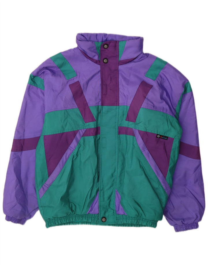 Sergio Tacchini Ανδρικό μπουφάν σκι UK 42 XL Purple Colourblock Polyester