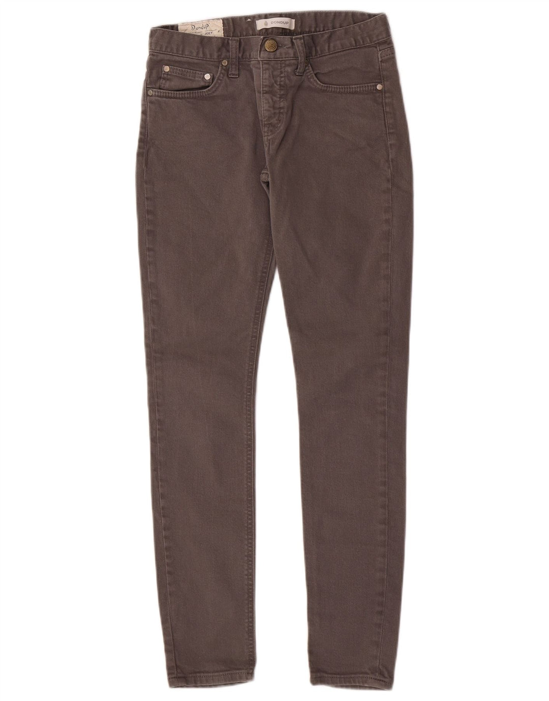 Dondup Γυναικείο Skinny Jeans W25 L29 Γκρι βαμβακερό