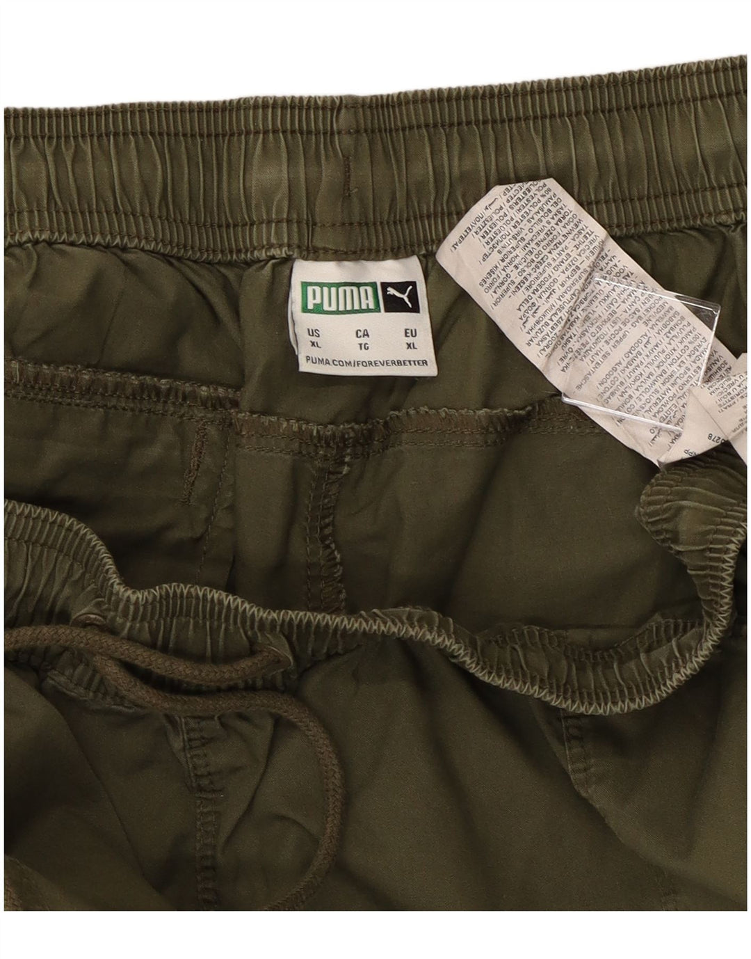 Παντελόνι PUMA Ανδρικό Joggers Cargo XL W38 L28 Χακί Βαμβακερό