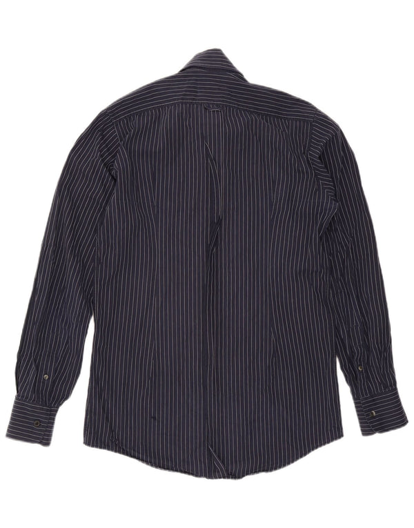Ανδρικό πουκάμισο Dolce & Gabbana 40 15 3/4 Medium Navy Blue Pinstripe