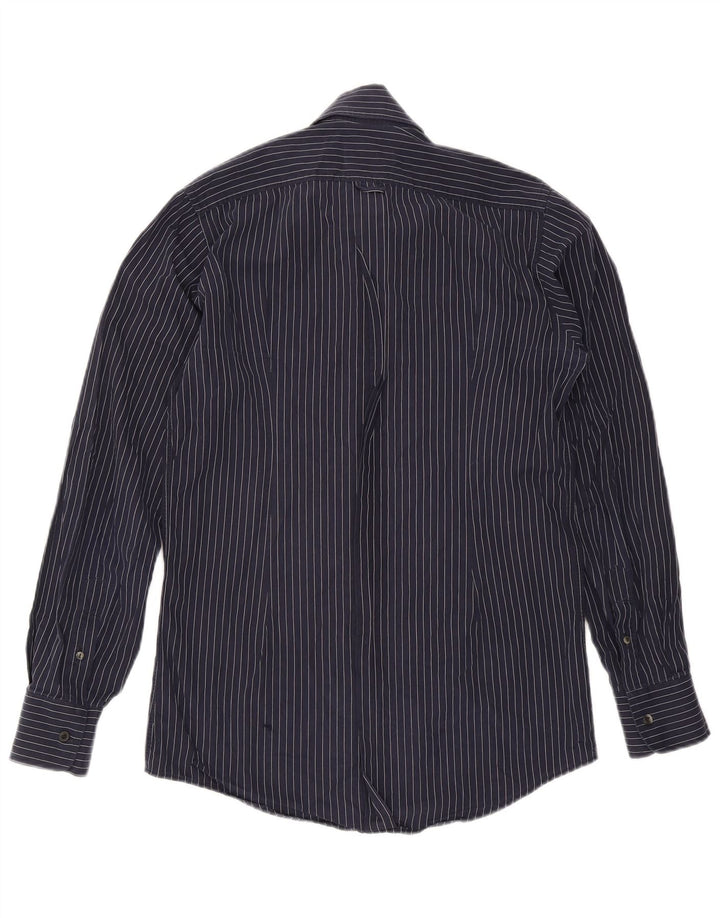 Ανδρικό πουκάμισο Dolce & Gabbana 40 15 3/4 Medium Navy Blue Pinstripe
