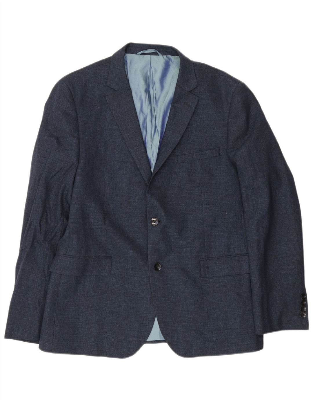 Dkny Ανδρικό σακάκι μπλέιζερ με 2 κουμπιά EU 54 2XL Navy Blue Wool
