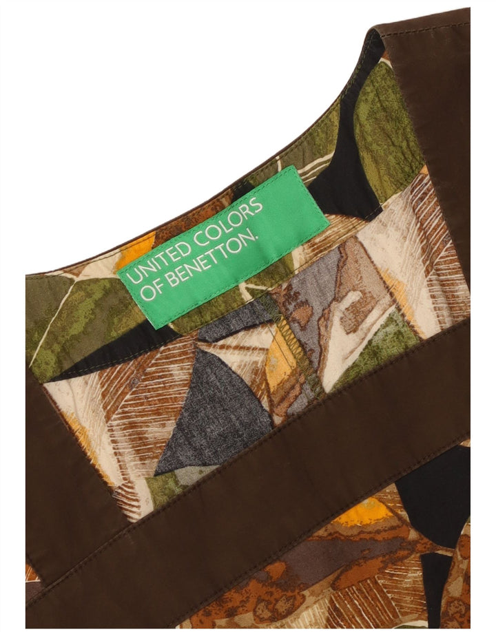 Γυναικείο φόρεμα Benetton A-Line UK 12 Medium πολύχρωμο Floral
