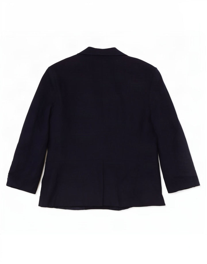 Marks & Spencer Γυναικείο 3/4 μανίκι σακάκι UK 14 μεγάλο Navy Blue