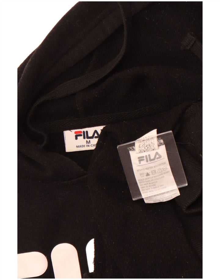 Γυναικείο γραφικό κουκούλα FILA UK 14 Medium Μαύρο Πολυεστέρας