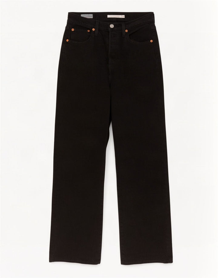 Γυναικείο Levi's Ribcage Straight Jeans W25 L28 Μαύρο