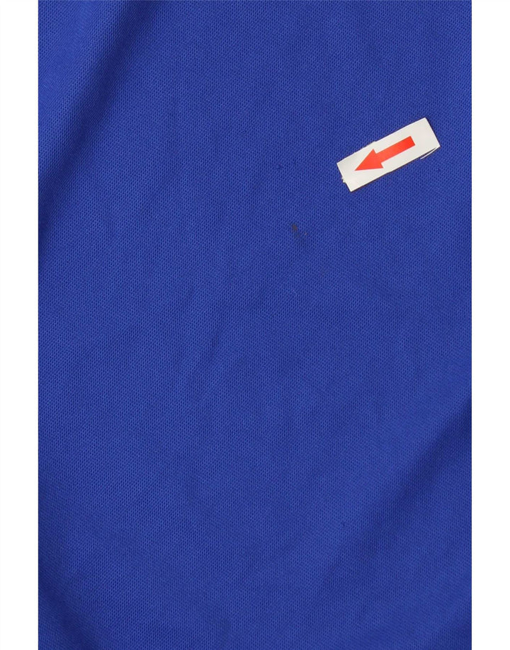 Ανδρικό T-Shirt Climalite Adidas Top Medium Blue Colourblock Πολυεστέρας