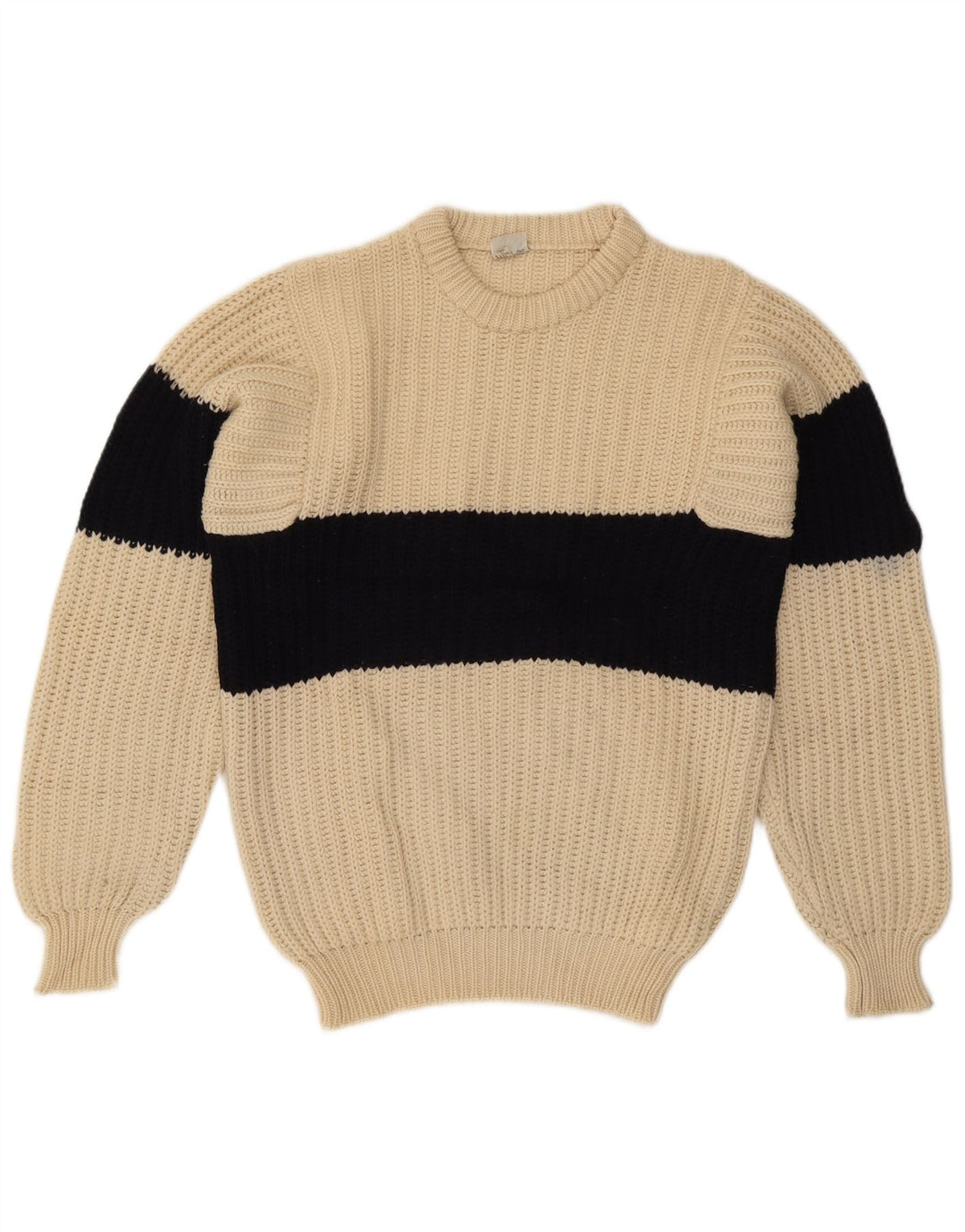 Ανδρικό πουλόβερ Ocean Star Crew Neck Jumper IT 48 Medium Beige Colourblock
