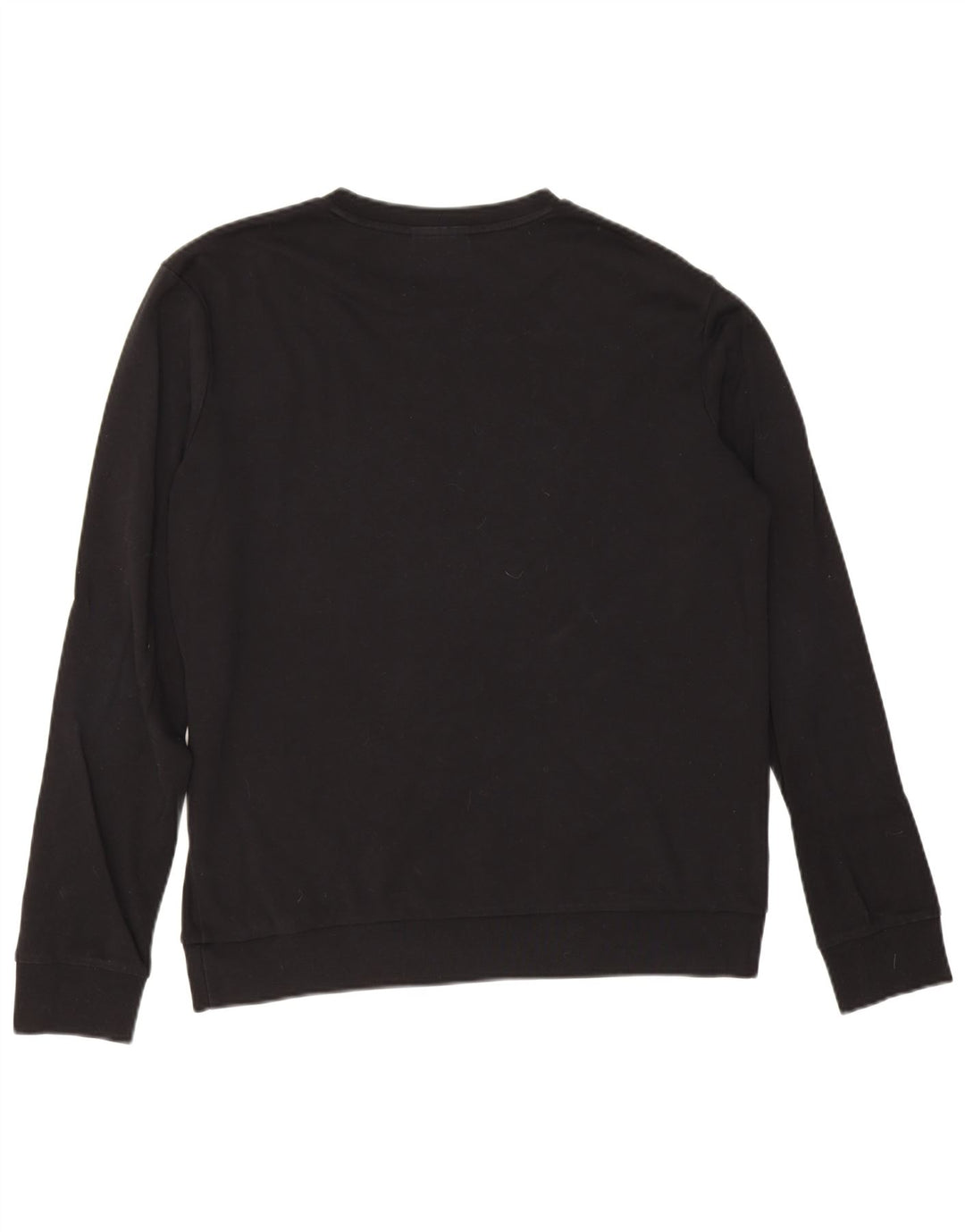 Ανδρικό γραφικό φούτερ Hugo Boss Jumper μεγάλο μαύρο βαμβακερό
