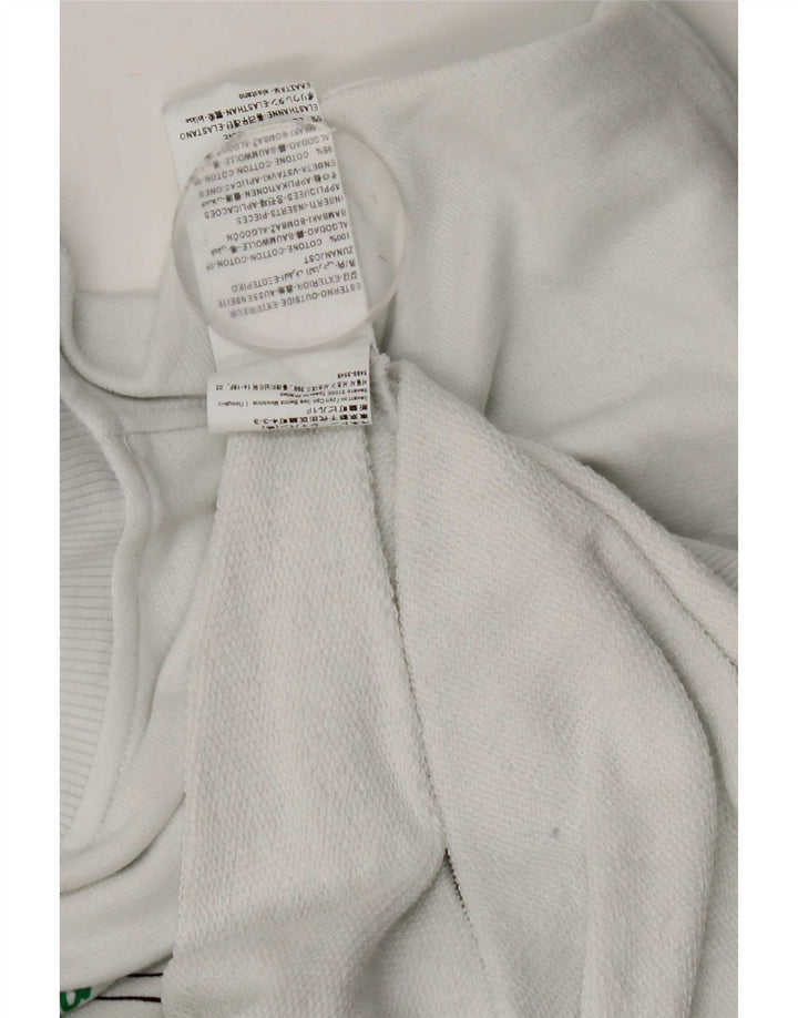 Γραφικό ανδρικό φούτερ Benetton Peanuts Jumper Medium White Colourblock