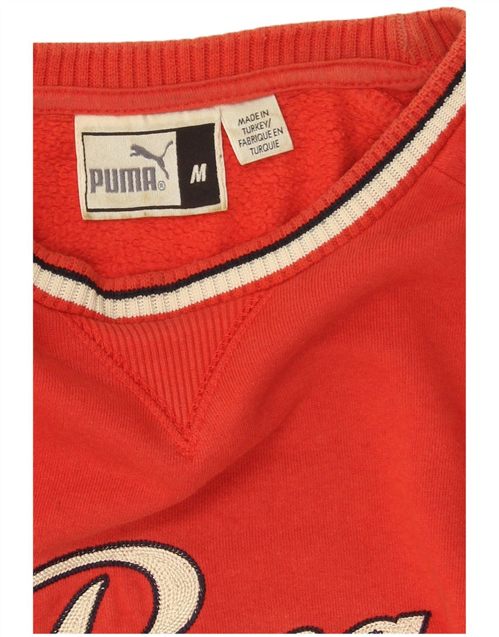 Ανδρικό γραφικό φούτερ Puma Jumper Μεσαίο κόκκινο βαμβακερό