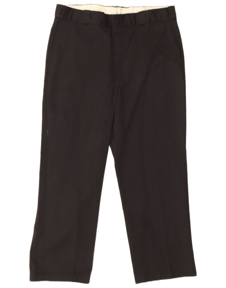 Ανδρικό ίσιο παντελόνι Chino Dickies W38 L29 Μαύρο πολυεστέρα