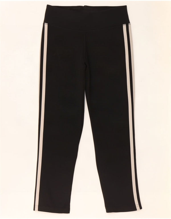 Adidas Γυναικεία κολάν Capri Climalite UK 8/10 Μικρό μαύρο πολυεστέρα