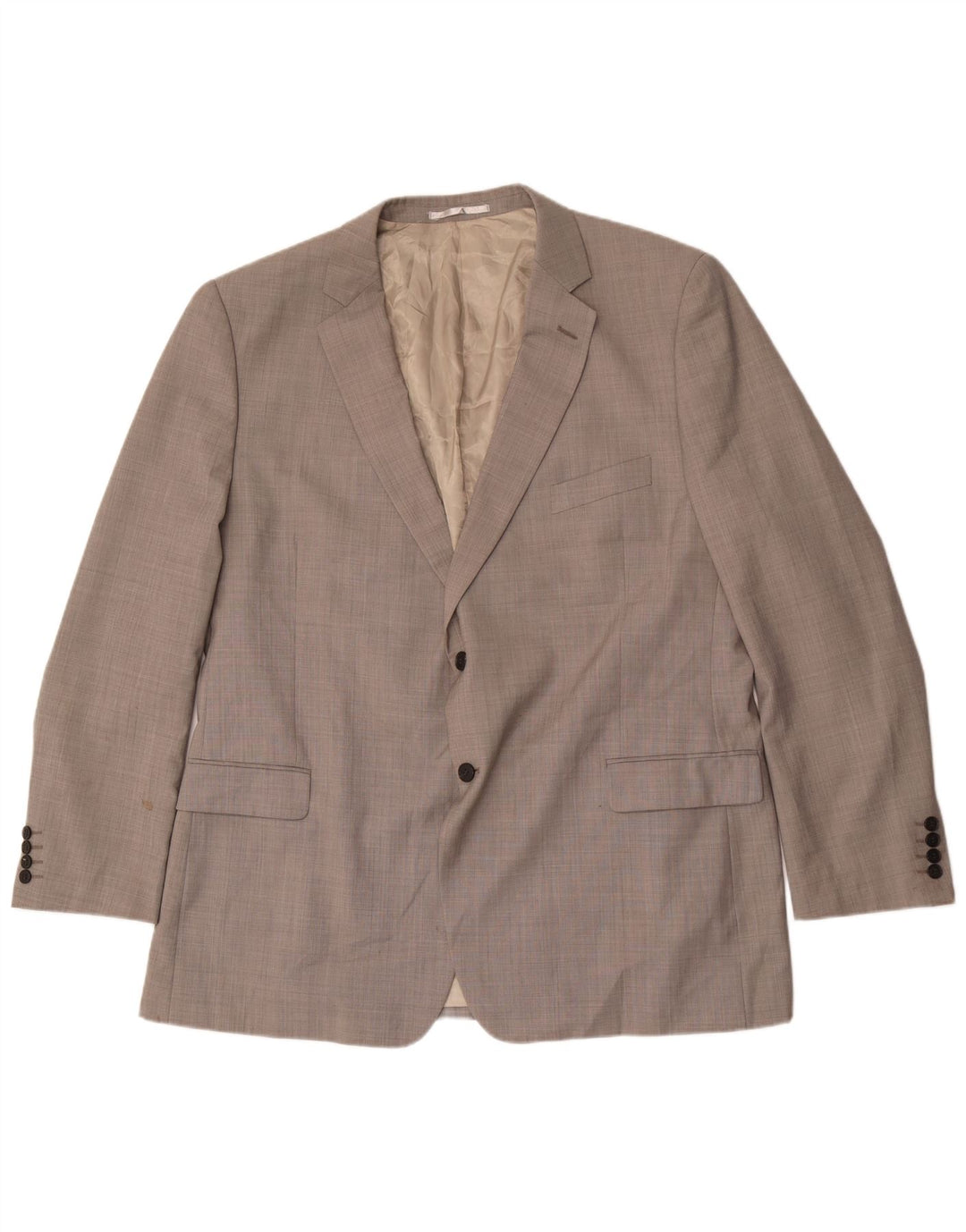 Marks & Spencer Ανδρικό σακάκι σακάκι με 2 κουμπιά UK 48 2XL γκρι μαλλί