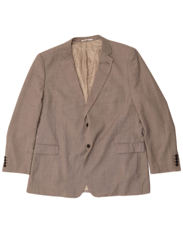 Marks & Spencer Ανδρικό σακάκι σακάκι με 2 κουμπιά UK 48 2XL γκρι μαλλί