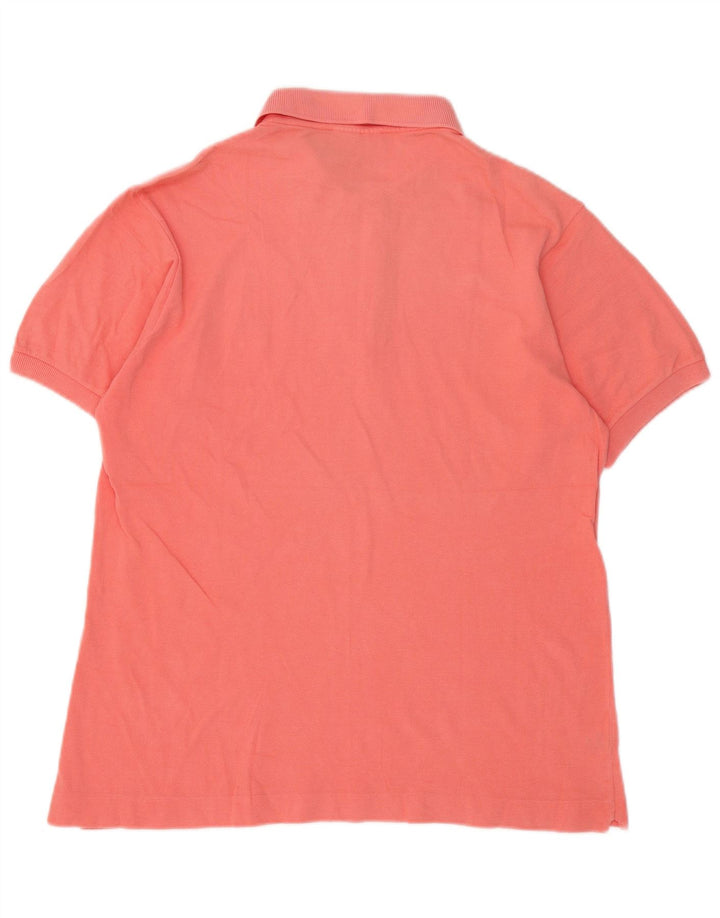 Ανδρικό πουκάμισο Polo Lacoste, Μέγεθος 4, Μεσαίο Ροζ Βαμβακερό