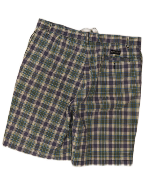 Woolrich Ανδρικό κανονικό σορτς Chino W38 XL Πολύχρωμο καρό βαμβακερό