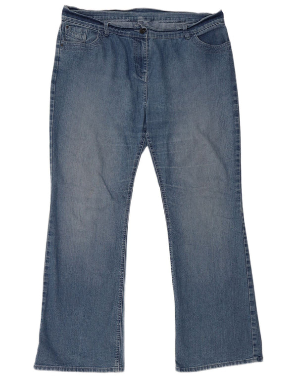 Marks & Spencer Γυναικεία Bootcut Jeans UK 18 XL W38 L30 Μπλε βαμβακερό