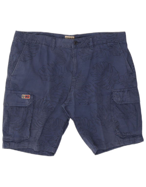 Ανδρικό σορτς Cargo Napapijri W40 XL Navy Blue Floral
