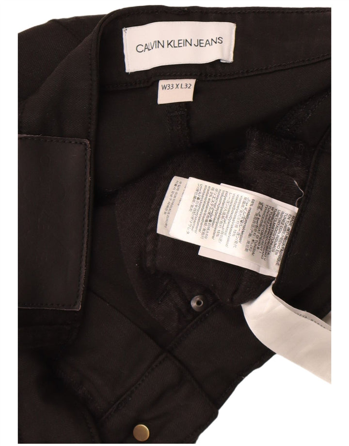 Calvin Klein Ανδρικό Slim Jeans W33 L32 Black Modal