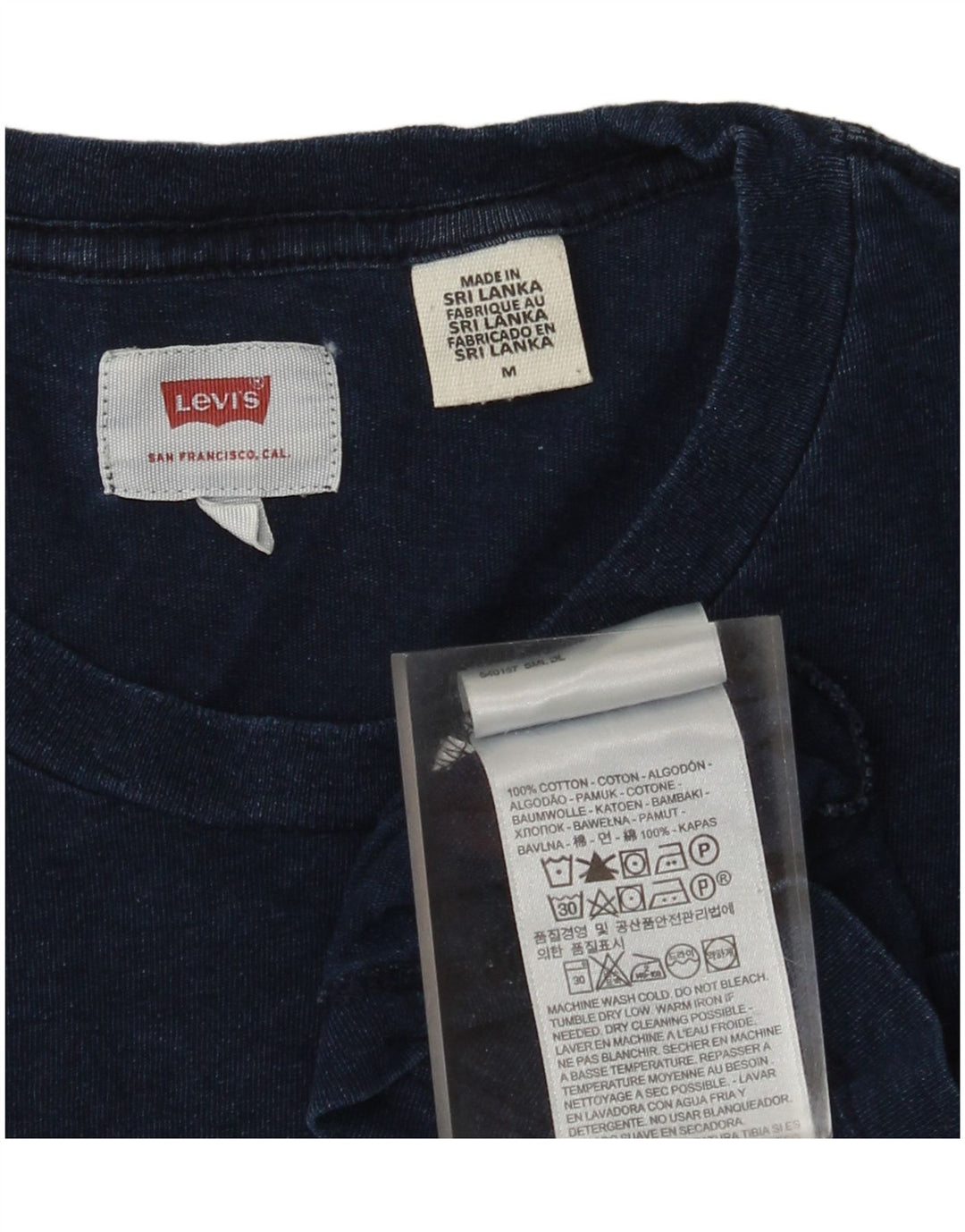 Ανδρικό T-Shirt Levi's Top από μεσαίο μπλε ναυτικό βαμβακερό