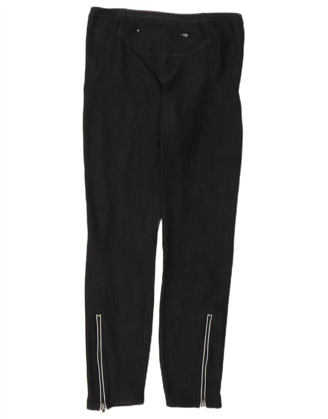 Γυναικεία κολάν Nike Crop UK 10/12 Αθλητικά μεσαίου μαύρου πολυεστέρα