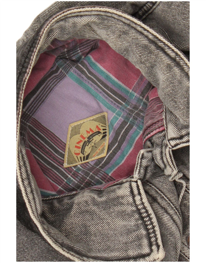 Vintage Ανδρικό Τζιν Μπουφάν UK 40 Large Grey