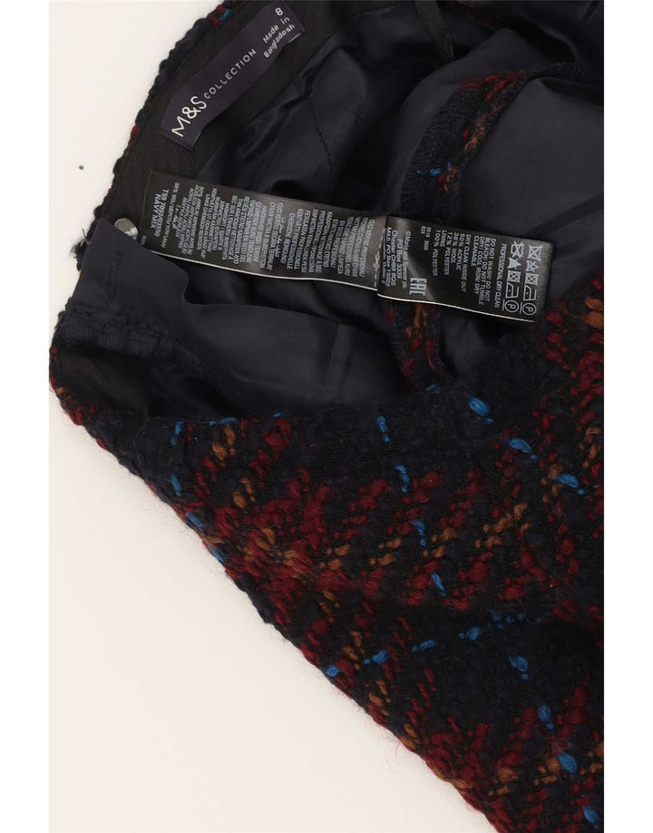 Zara Γυναικεία Μίνι Φούστα UK 8 Μικρή Πολύχρωμη Ακρυλική τσοκ