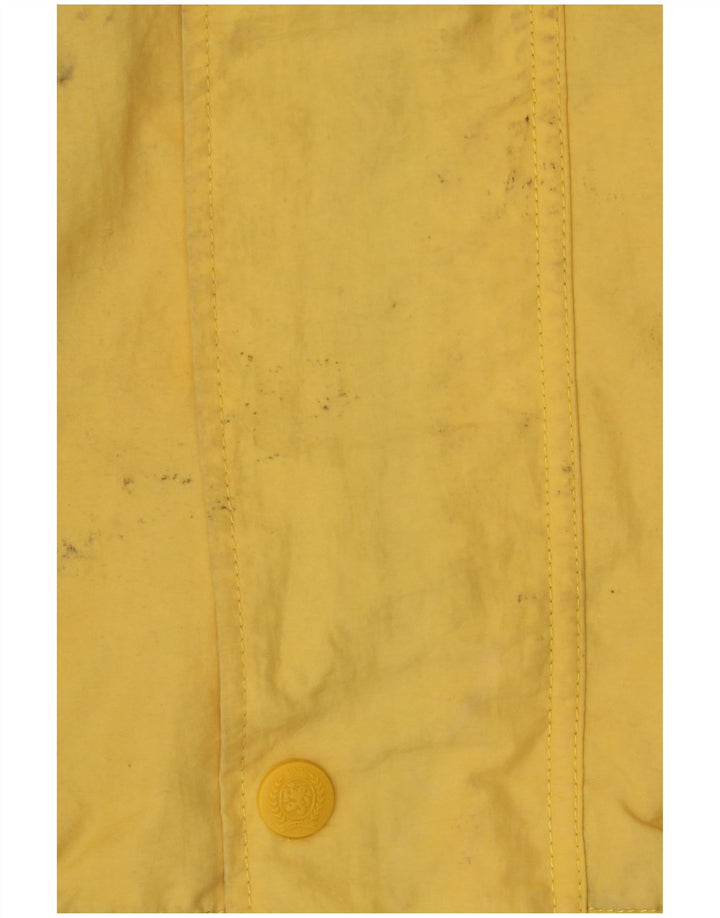 Tommy Hilfiger Ανδρικό μπουφάν βροχής με κουκούλα UK 38 Medium Yellow Nylon