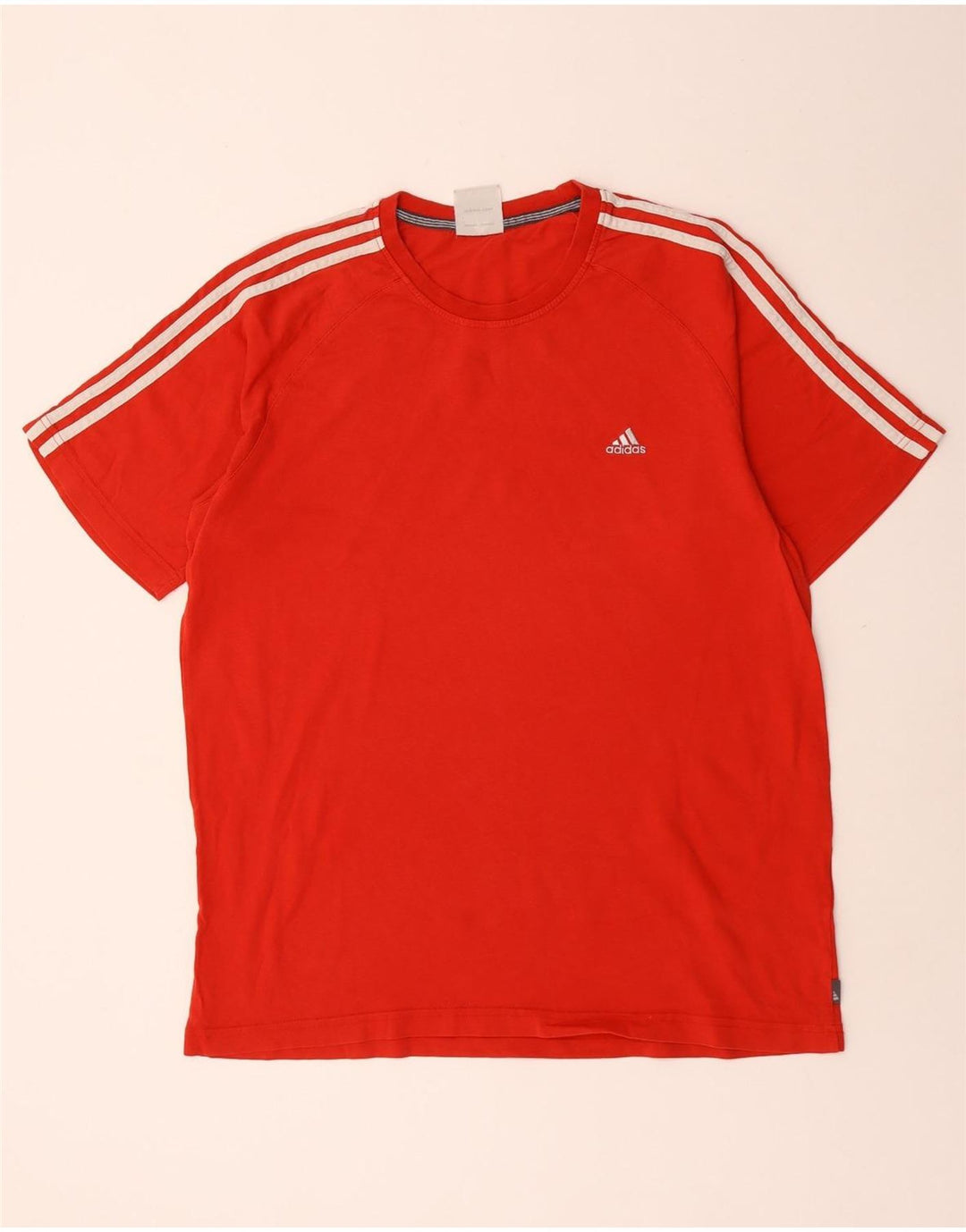 Ανδρικό T-Shirt Adidas Top μεγάλο κόκκινο βαμβακερό