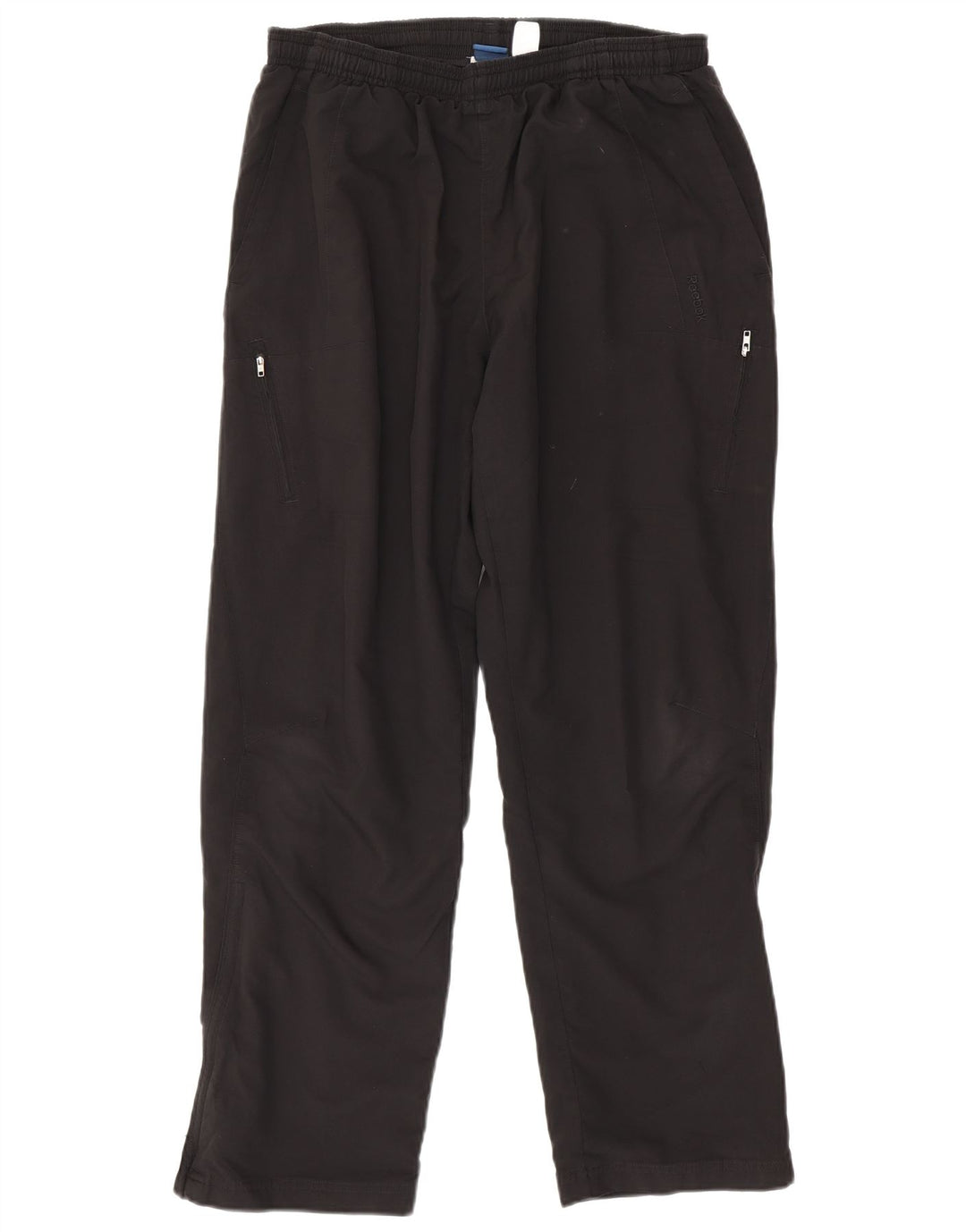 REEBOK Mens Cargo Tracksuit Trousers Medium  Black Polyester